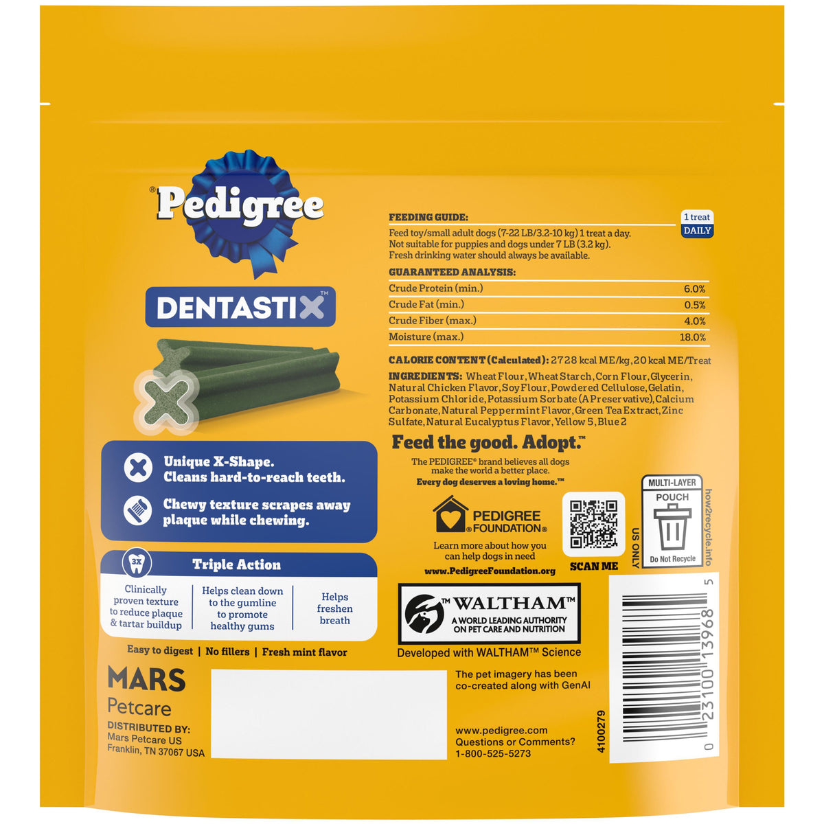 Pedigree Dentastix Mini Fresh Flavor Dental Treats