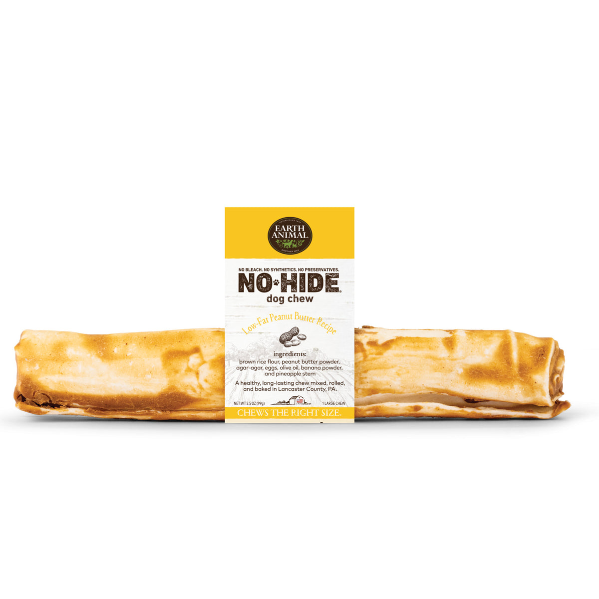 Earth Animal Large No-Hide Peanut Butter Chew for Dogs