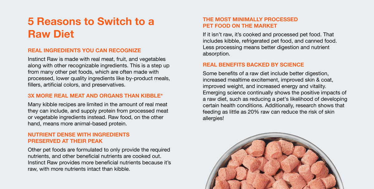 Why switch to raw