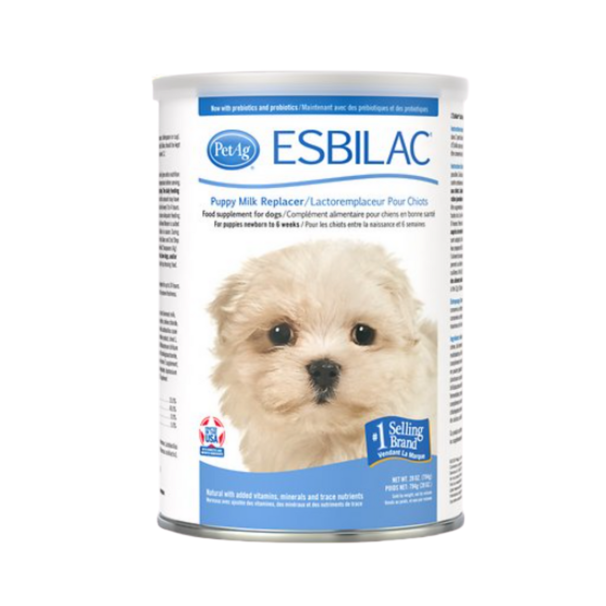 Petag Esbilac Milk Replacer Powder for Dogs & Puppies 12 oz