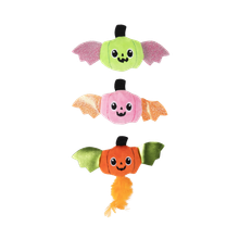 Petmate Halloween Jack O Lantern Bats Cat Toy 3 pk