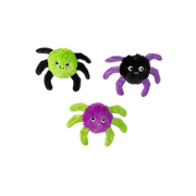 Pet Fringe Studio Halloween Webbed In Mischief Dog Toy 3 pk