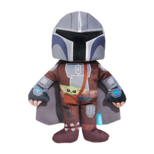 Bark The Mandalorian Bounty Fetcher Plush Tug + Multi-Part Dog Toy 14 in