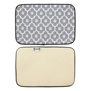 Kole Imports Grey Bone Dry Machine Washable Feeding Mat