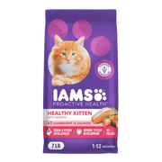 Iams Proactive Health Kitten Salmon Recipe Dry Cat Food 7 lb