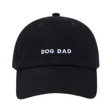Hatphile Embroidered Dog Dad Black Hat