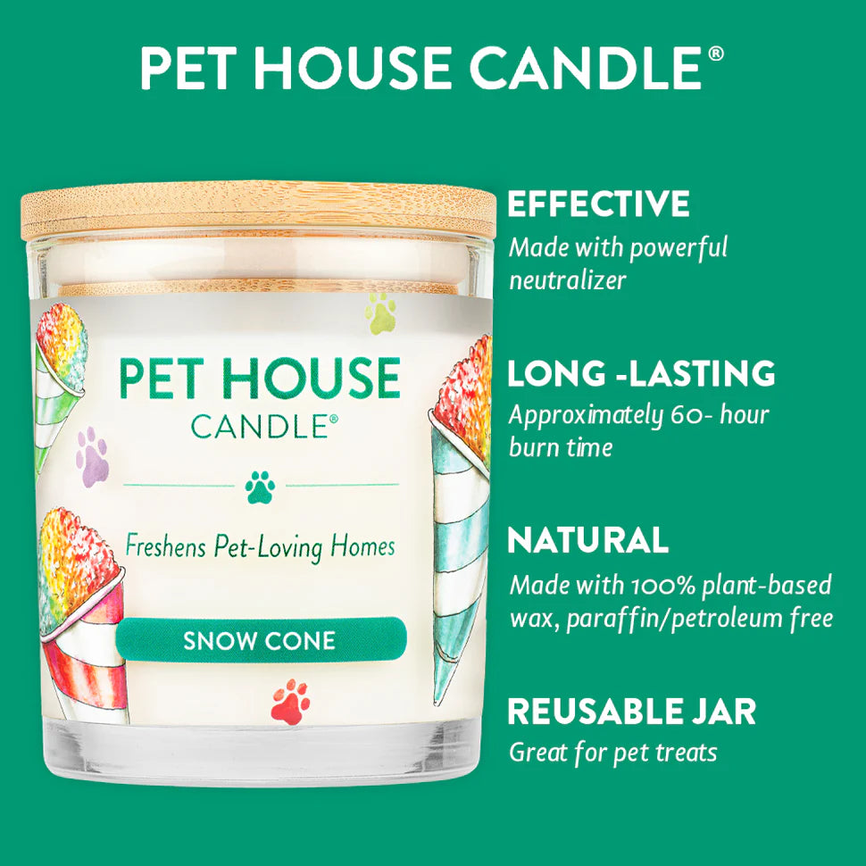 Pet House Snow Cone Candle 9 oz
