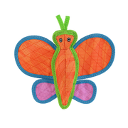 Vip DuraForce Orange Butterfly Durable Double Layered Dog Toy Medium/Large Dog