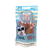 Nothin' To Hide Pup Ice Waffle Cone Strawberry Dog Chew Treat 2 pk