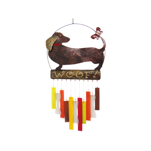 Songbird Essentials Dachsie Dog Woof Wind Chime