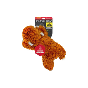 Playology Beef Scented Highland Cow Plush Squeaky Dog Toy Large