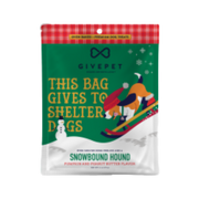 Givepet Holiday Snowboard Hound Soft Baked Dog Treat 6 oz