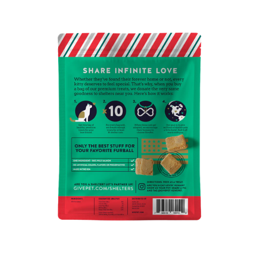 Givepet Holiday Naughty or Mice Freeze Dried Cat Treat 1 oz