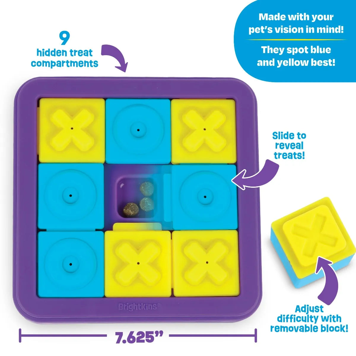 Brightkins Tic-Tac-Toe Treat Puzzle