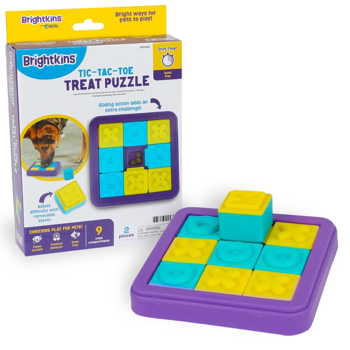 Brightkins Tic-Tac-Toe Treat Puzzle