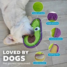 Outward Hound Tough Skinz Avocado Durable Dog Toy Medium