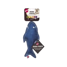 Spot Dura-Fuse Fish Leather Dog Toy, Assorted 7 in