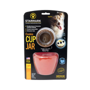 Starmark Everlasting Cookie Cup Jar Dog Toy Medium Dog