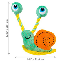 Kong Bendeez Snail Dog Toy Large Dog