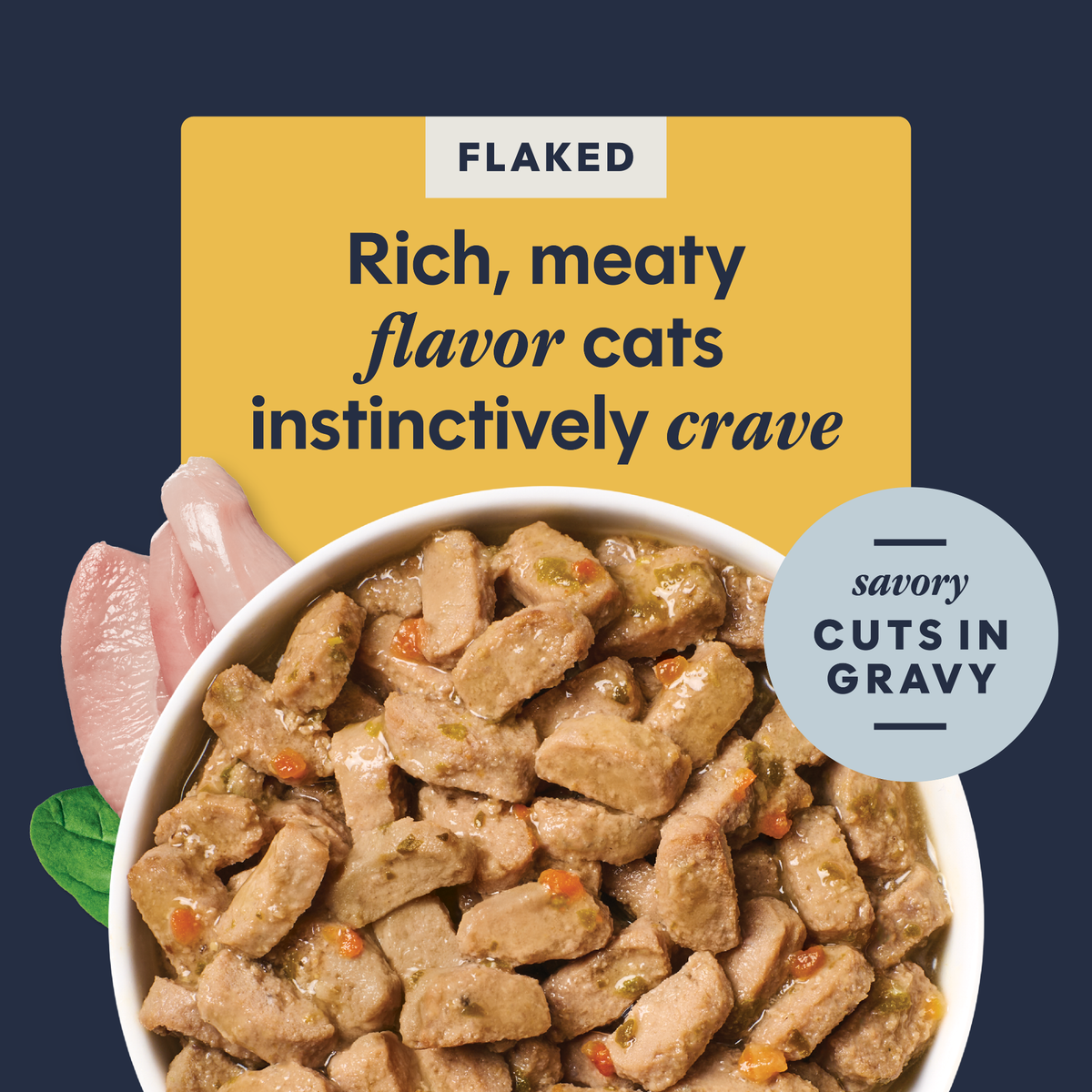 Instinct Flaked Chicken Entrée in Savory Gravy Wet Cat Food