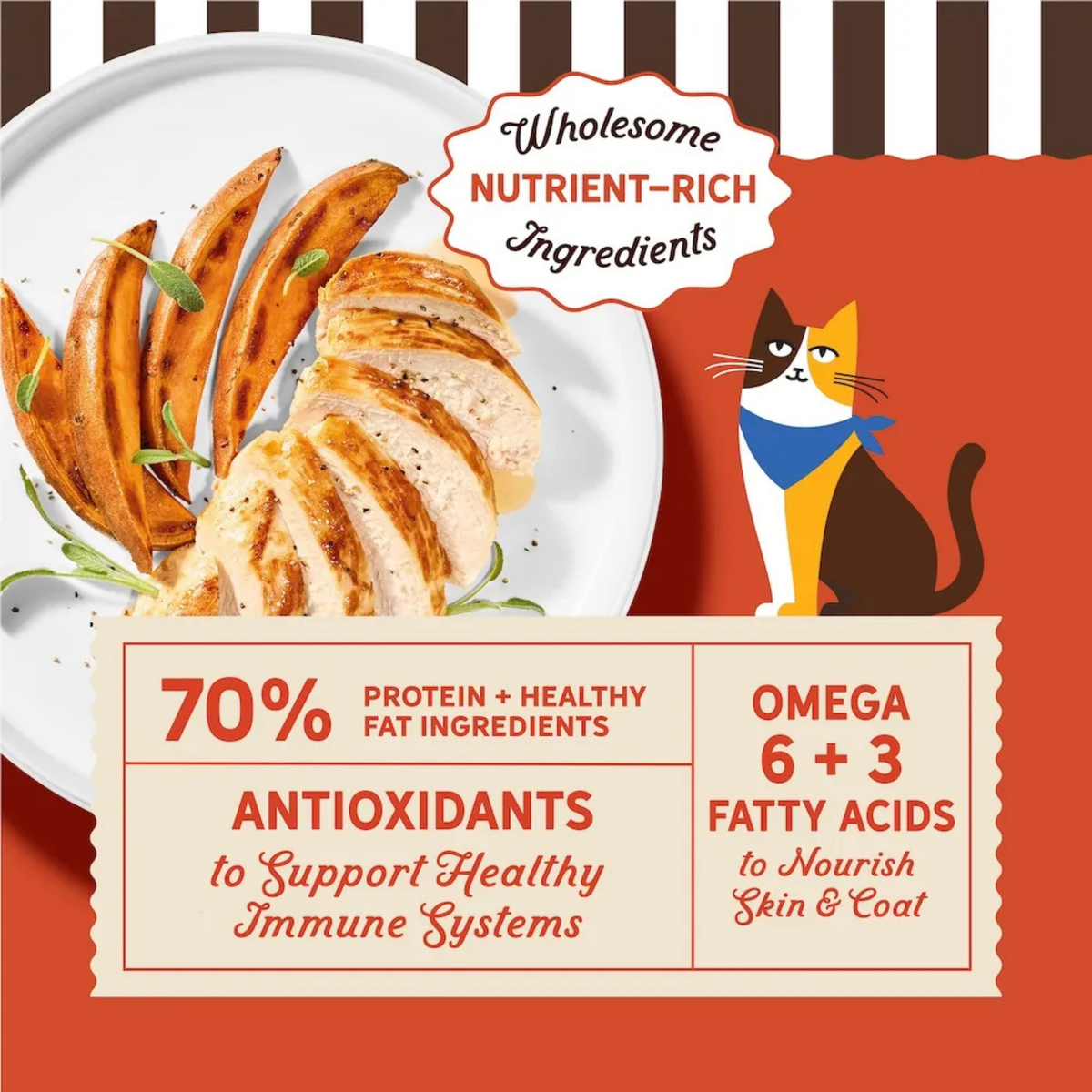 Merrick Purrfect Bistro Real Chicken & Sweet Potato Recipe Grain-Free Dry Cat Food