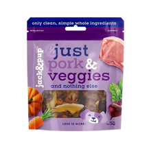Jack & Pup Just Pork & Veggies Natural Dog Chew Treats 7 oz