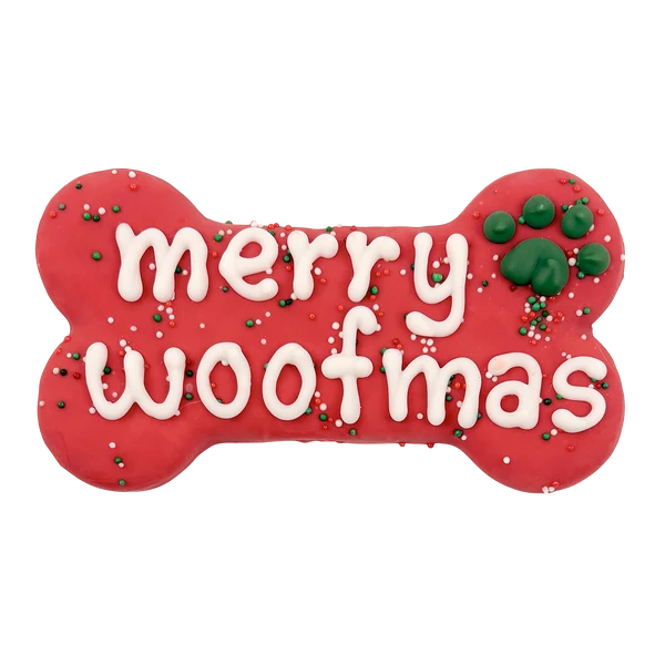 Bosco & Roxy Holiday Merry Woofmas Dog Treat Cookie