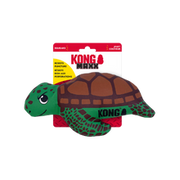 Kong Maxx Turtle Tough Squeaky Dog Plush Toy Medium