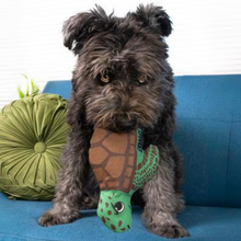 Kong Maxx Turtle Tough Squeaky Dog Plush Toy Medium