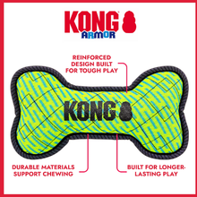 Kong Armor Bone Durable Dog Toy Assorted Medium