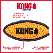 Kong Armor Football Durable Dog Toy Assorted Medium