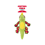 Kong Tropics Rattlez Iguana Plush Dog Toy Medium