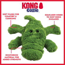 Kong Cozie Ali Alligator Plush Dog Toy Medium