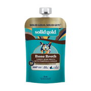 Solid Gold Turkey Grain-Free Bone Broth with Pumpkin & Ginger Dog Food 8 oz