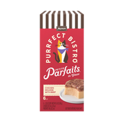 Merrick Purrfect Bistro Petite Parfaits Chicken Mousse with Beef in Glaze Gravy Lickable Cat Treat 6 ct