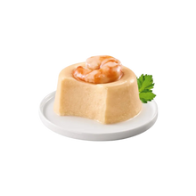 Merrick Purrfect Bistro Petite Parfaits Chicken Mousse with Whole Shrimp in Glaze Gravy Lickable Cat Treat 6 ct