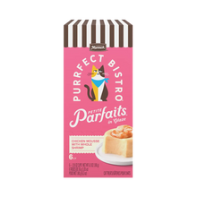 Merrick Purrfect Bistro Petite Parfaits Chicken Mousse with Whole Shrimp in Glaze Gravy Lickable Cat Treat 6 ct