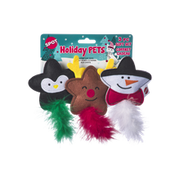 Spot Holiday Crinkle & Catnip Assorted Cat Toy 3 pk