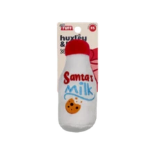Huxley & Kent Tiny Tuff Holiday Santa's Milk Plush Dog Toy