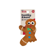 Huxley & Kent Tiny Tuff Holiday Ginger Snapped Plush Dog Toy 5 in