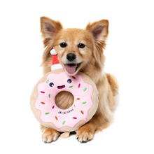 Fuzzyard Holiday HO-HO Donut Plush Dog Toy