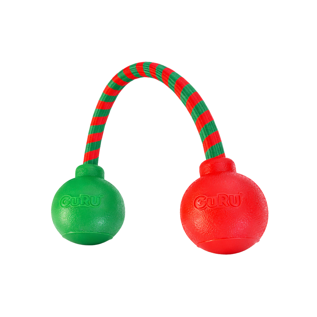 Guru Holiday Squeaking Rope Dog Toy