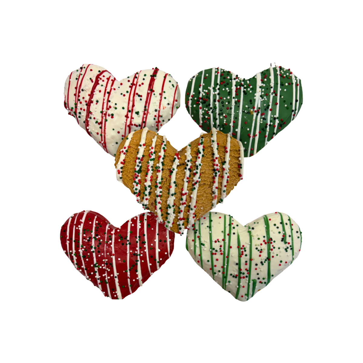 K9 Granola 3 in Jumbo Heart Shaped Holiday Gourmet Cookie Dog Treat 5 pk