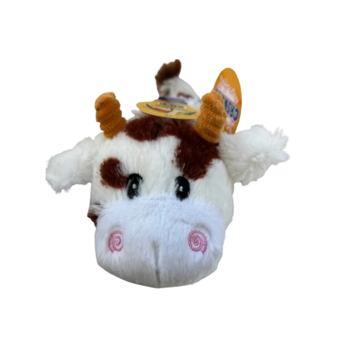 Lightning Dog Roundy Brown Cow Dog Toy
