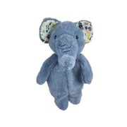 Petlou Floppy Plush Blue Elephant Dog Toy 13 in