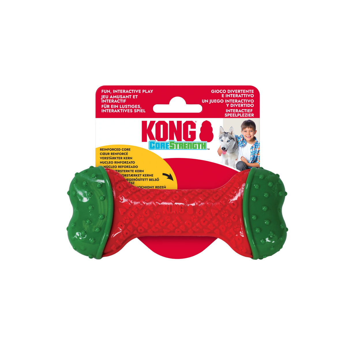 Kong Holiday CoreStrength Bone Dog Toy