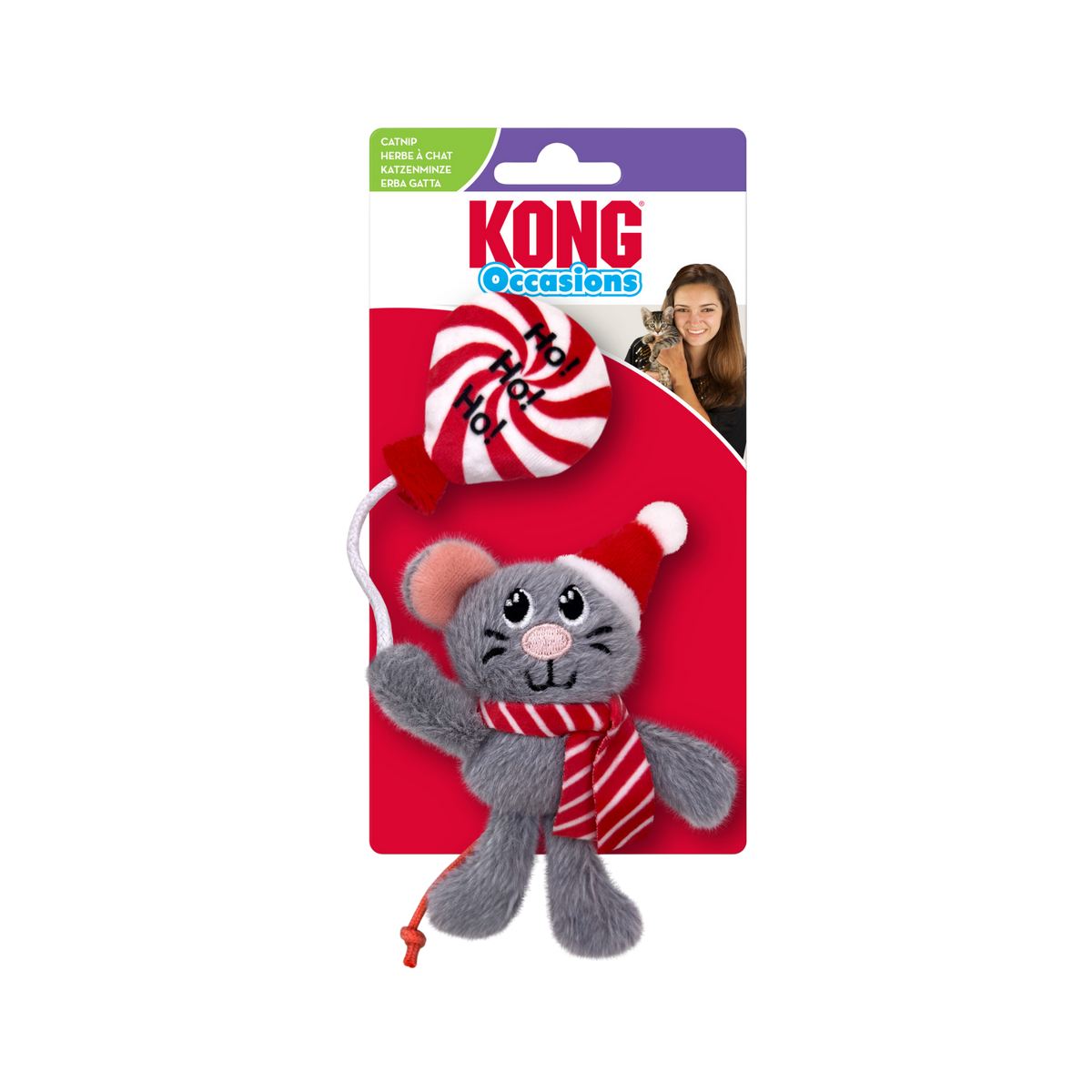 Kong Holiday Occasions Mouse Cat Toy