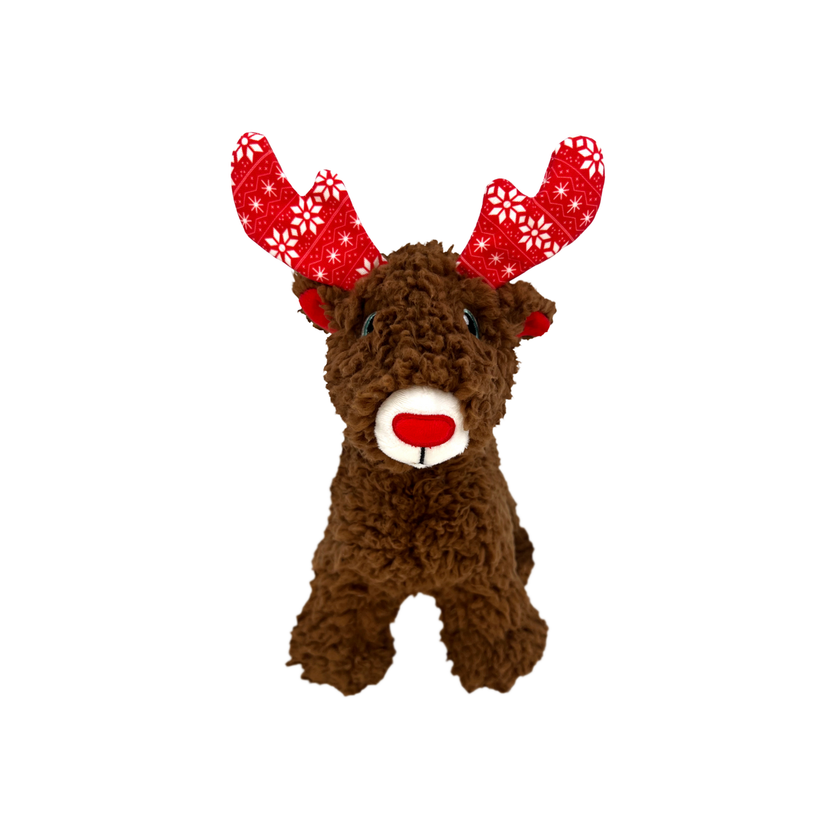 Kong Holiday Sherps Reindeer Plush Dog Toy