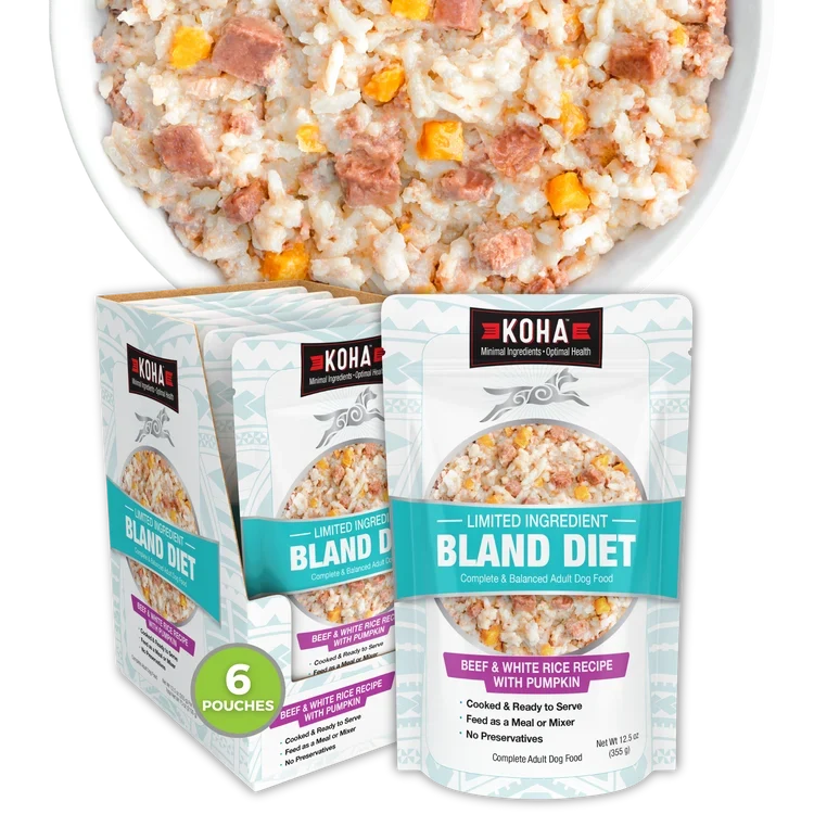 Koha Limited Ingredient Bland Diet Beef & White Rice Recipe for Dogs