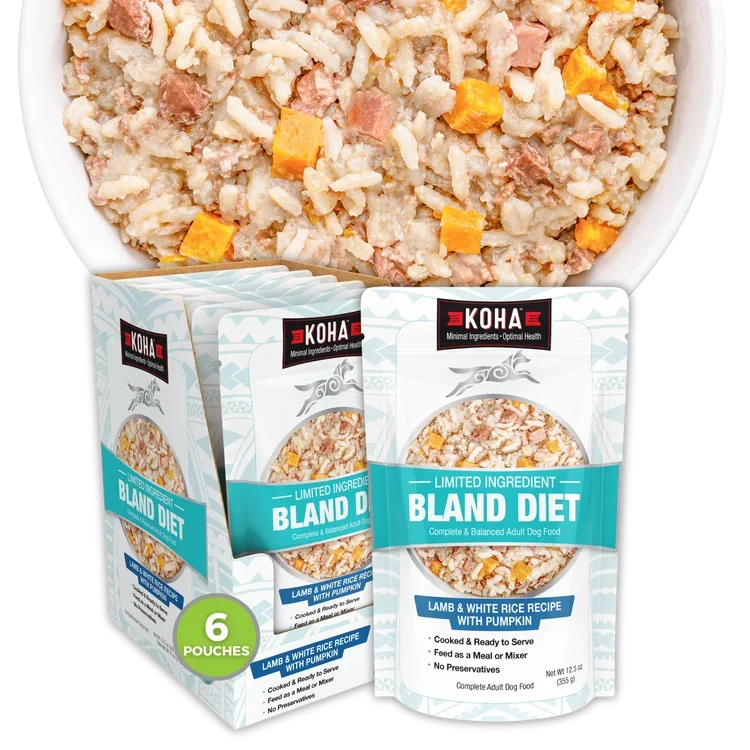 Koha Limited Ingredient Wet Bland Diet Lamb & White Rice With Pumpkin Recipe for Dogs